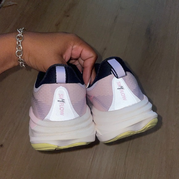 Hoka One One Pink and Black Athletic Shoes - Picture 4 of 5